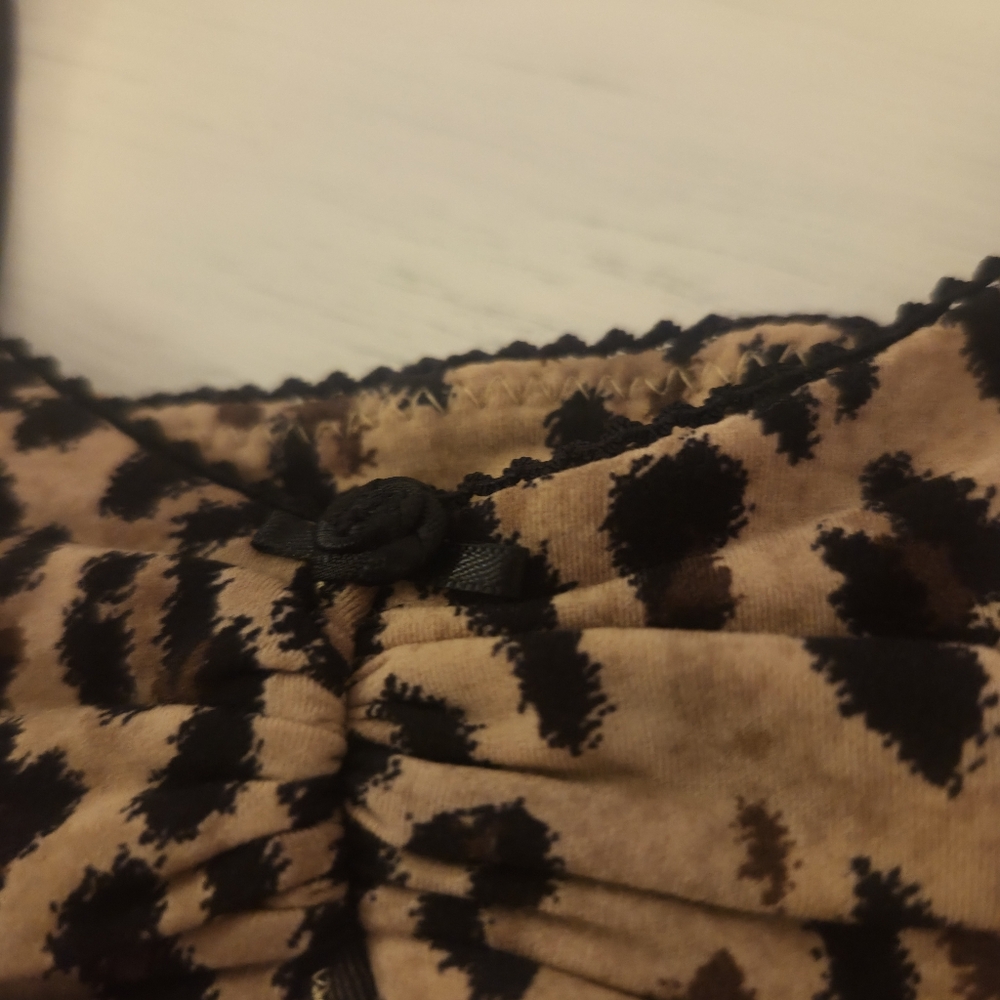 SKIMS Sienna Jaguar Skimpy Picot Scoop Bralette - Picture 7 of 12